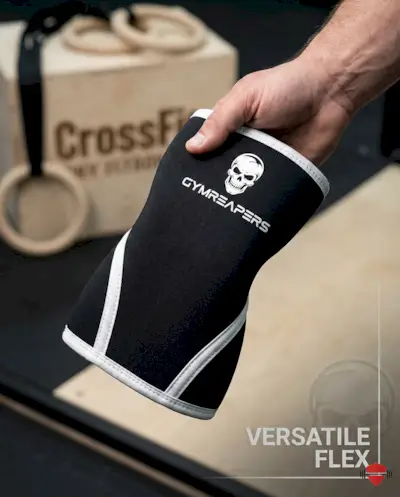 Gymreapers 7mm knee sleeve in the Iron Bull vs Gymreapers comparison