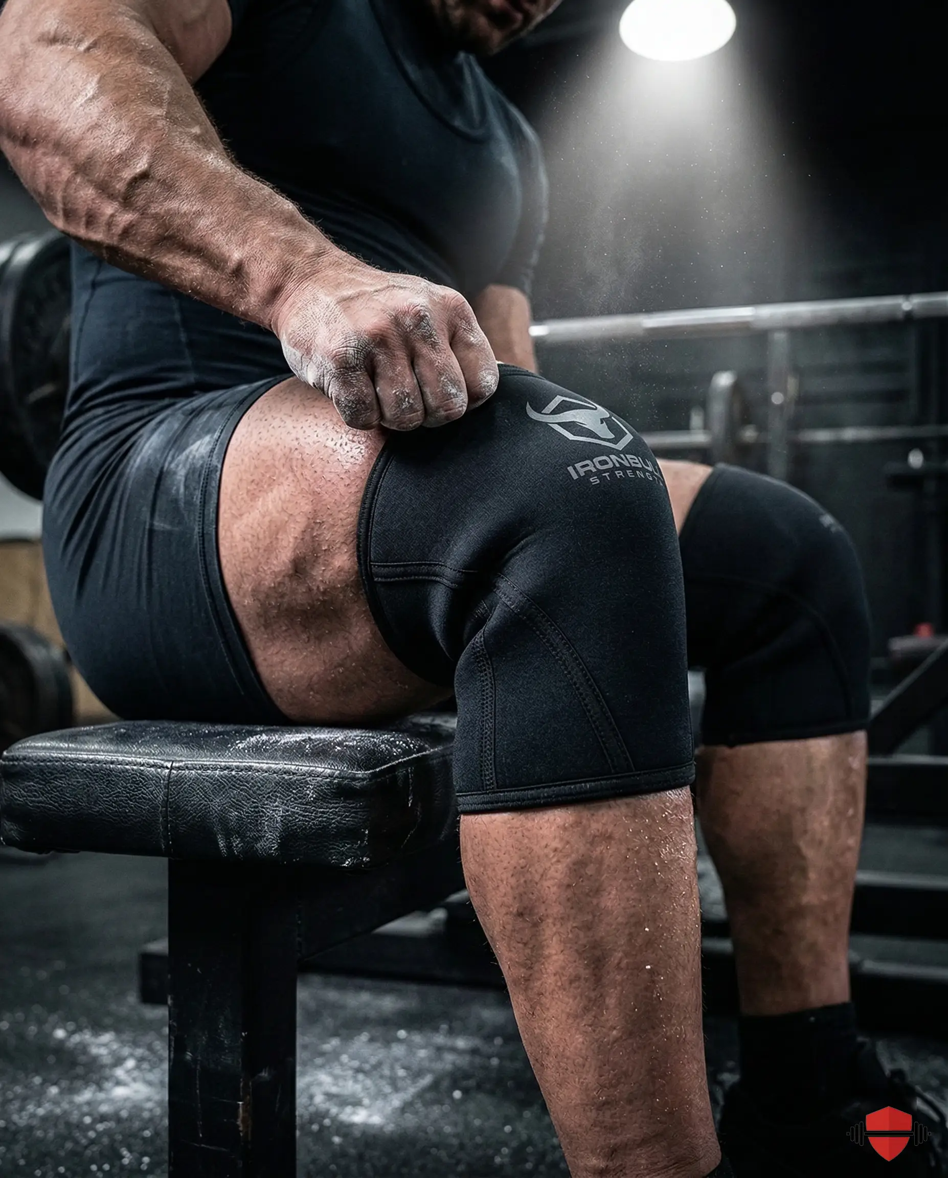 how to put on tight knee sleeves